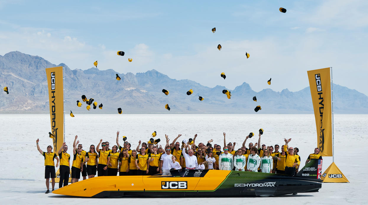 JCB再创世界纪录！JCB Hydromax时速653.91km破陆地速度世界纪录！
